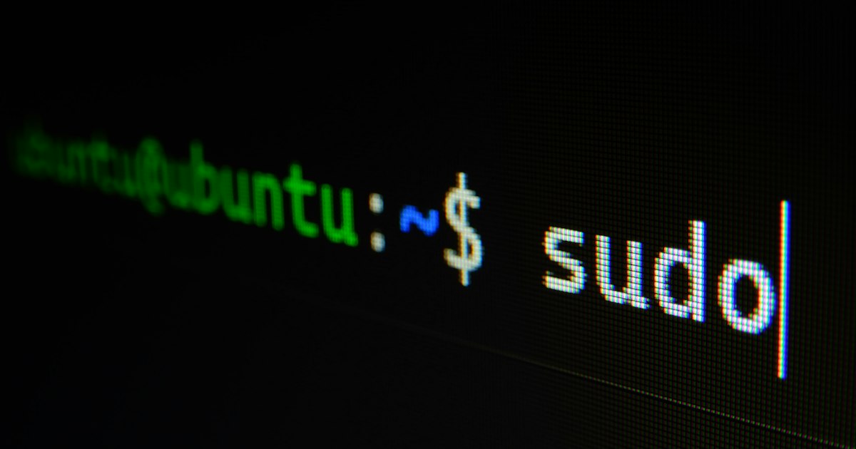 Terminal window showing a Linux command line on a dark screen